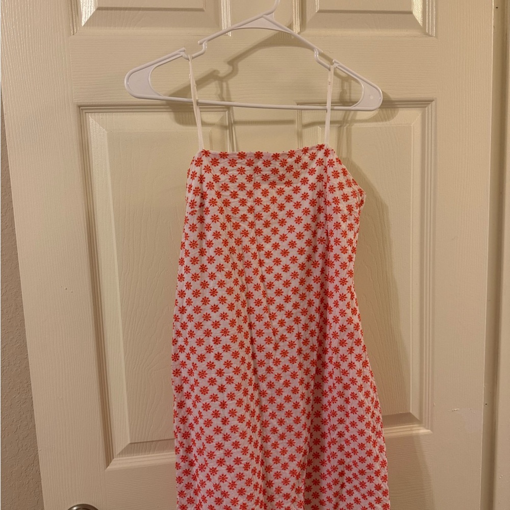 Orange Floral Women's Skirt